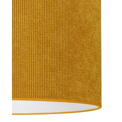 Duolla - Prisadený luster CORDUROY 1xE27/15W/230V pr. 40 cm žltá
