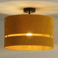 Duolla - Prisadený luster DOUBLE 1xE27/15W/230V pr. 40 cm oranžová