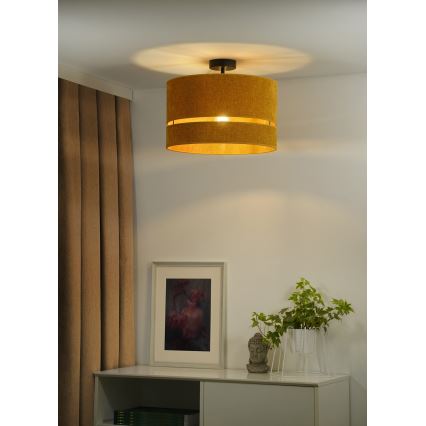 Duolla - Prisadený luster DOUBLE 1xE27/15W/230V pr. 40 cm oranžová