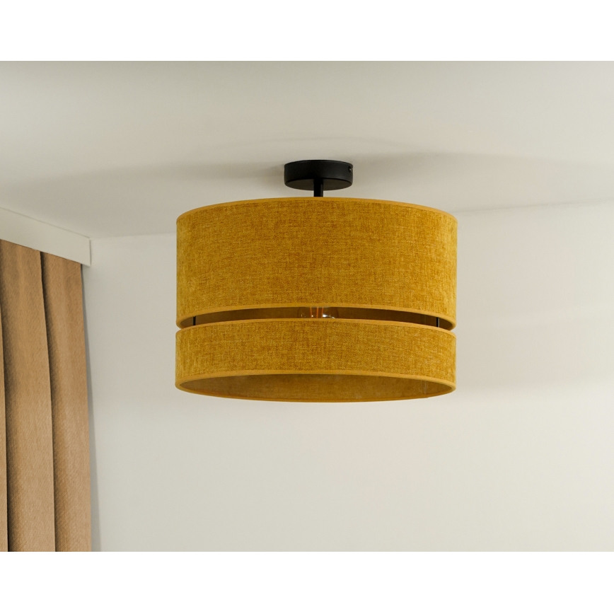 Duolla - Prisadený luster DOUBLE 1xE27/15W/230V pr. 40 cm oranžová