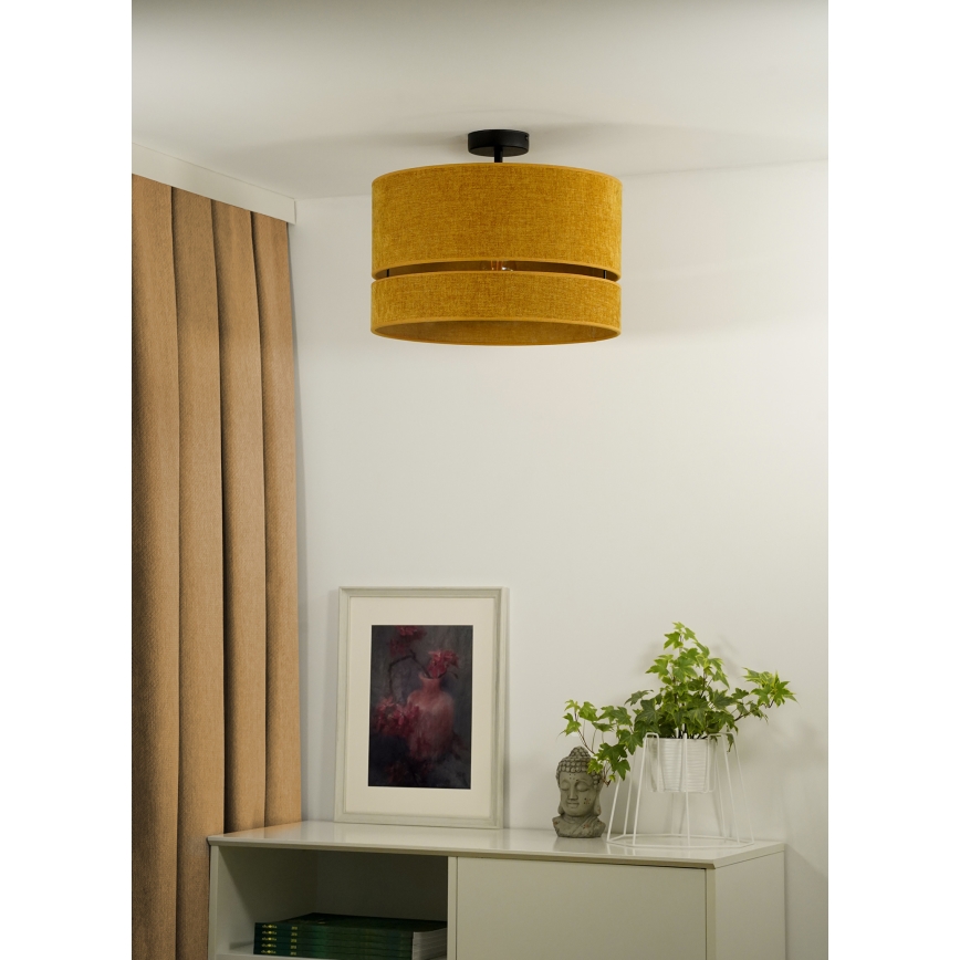 Duolla - Prisadený luster DOUBLE 1xE27/15W/230V pr. 40 cm oranžová