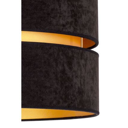 Duolla - Prisadený luster DUO 1xE27/15W/230V pr. 40 cm čierna/zlatá