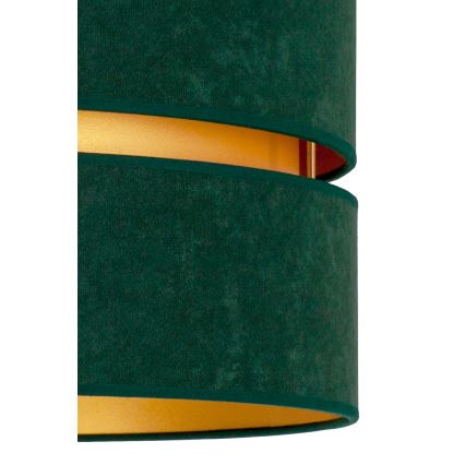 Duolla - Prisadený luster DUO 1xE27/15W/230V pr. 40 cm zelená/zlatá