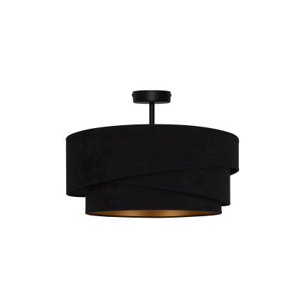 Duolla - Prisadený luster KOBO 1xE27/15W/230V pr. 45 cm čierna