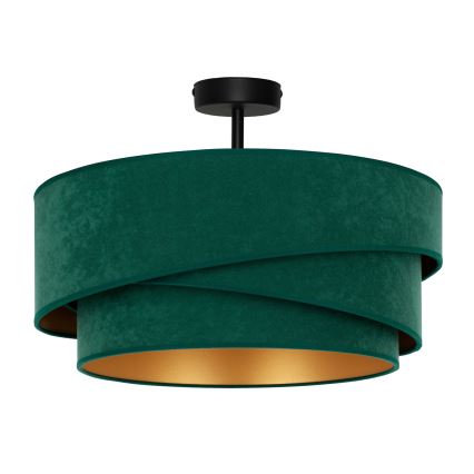 Duolla - Prisadený luster KOBO 1xE27/15W/230V pr. 45 cm zelená