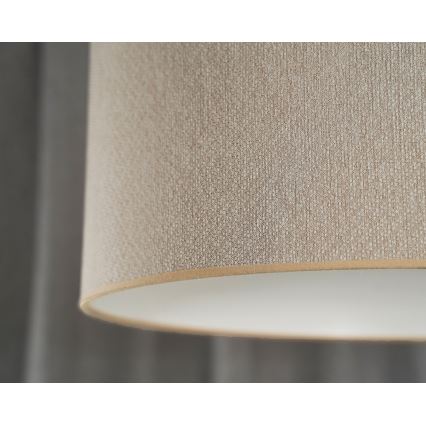 Duolla - Prisadený luster ROLLER ECO RECYCLING 1xE27/15W/230V pr. 45 cm krémová