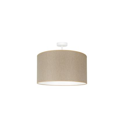 Duolla - Prisadený luster ROLLER ECO RECYCLING 1xE27/15W/230V pr. 45 cm krémová