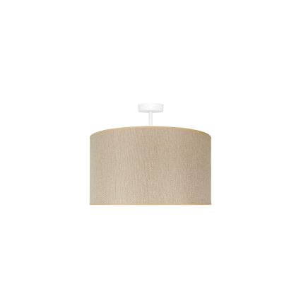 Duolla - Prisadený luster ROLLER ECO RECYCLING 1xE27/15W/230V pr. 45 cm krémová