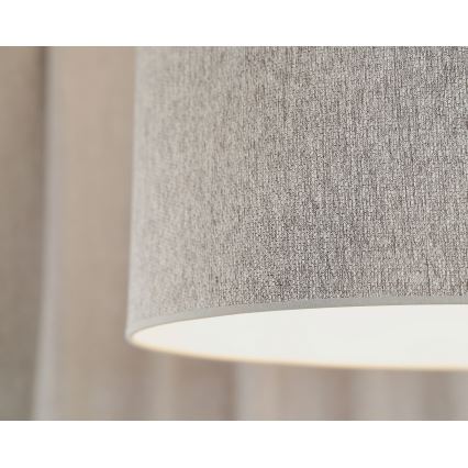 Duolla - Prisadený luster ROLLER ECO RECYCLING 1xE27/15W/230V pr. 45 cm šedá