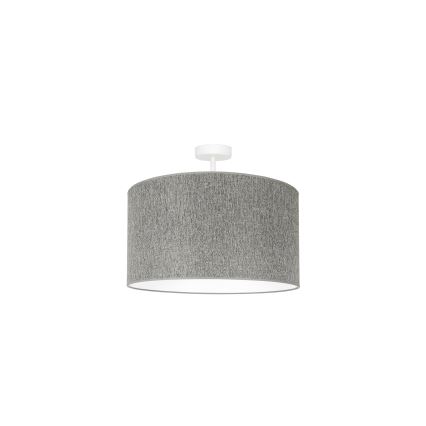 Duolla - Prisadený luster ROLLER ECO RECYCLING 1xE27/15W/230V pr. 45 cm šedá