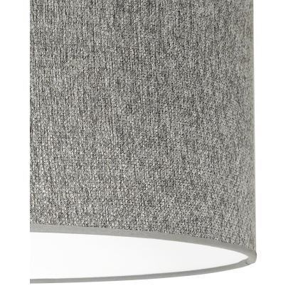 Duolla - Prisadený luster ROLLER ECO RECYCLING 1xE27/15W/230V pr. 45 cm šedá