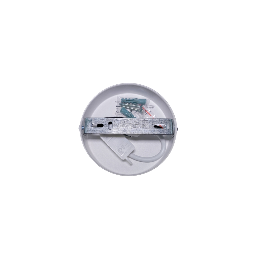 Duolla - Prisadený luster ROLLER ECO RECYCLING 1xE27/15W/230V pr. 45 cm šedá