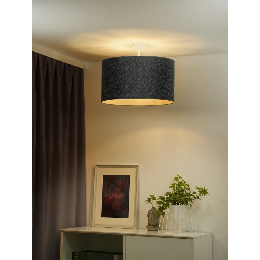 Duolla - Prisadený luster ROLLER ECO RECYCLING 1xE27/15W/230V pr. 45 cm zelená