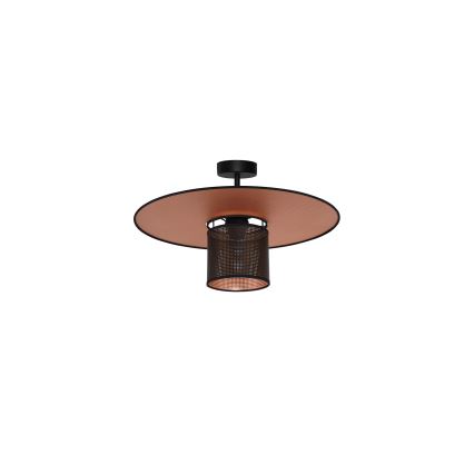 Duolla - Prisadený luster TOKYO SHINY 1xE27/15W/230V pr. 50 cm čierna/medená
