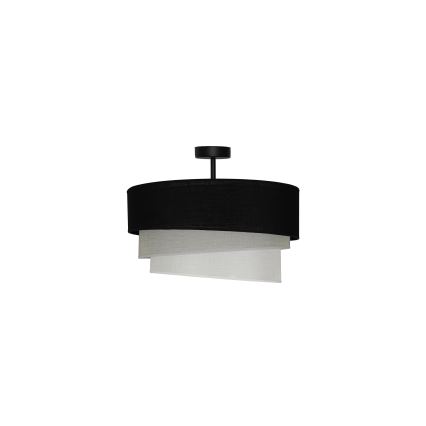 Duolla - Prisadený luster TRIO 1xE27/15W/230V pr. 45 cm čierna/šedá/biela