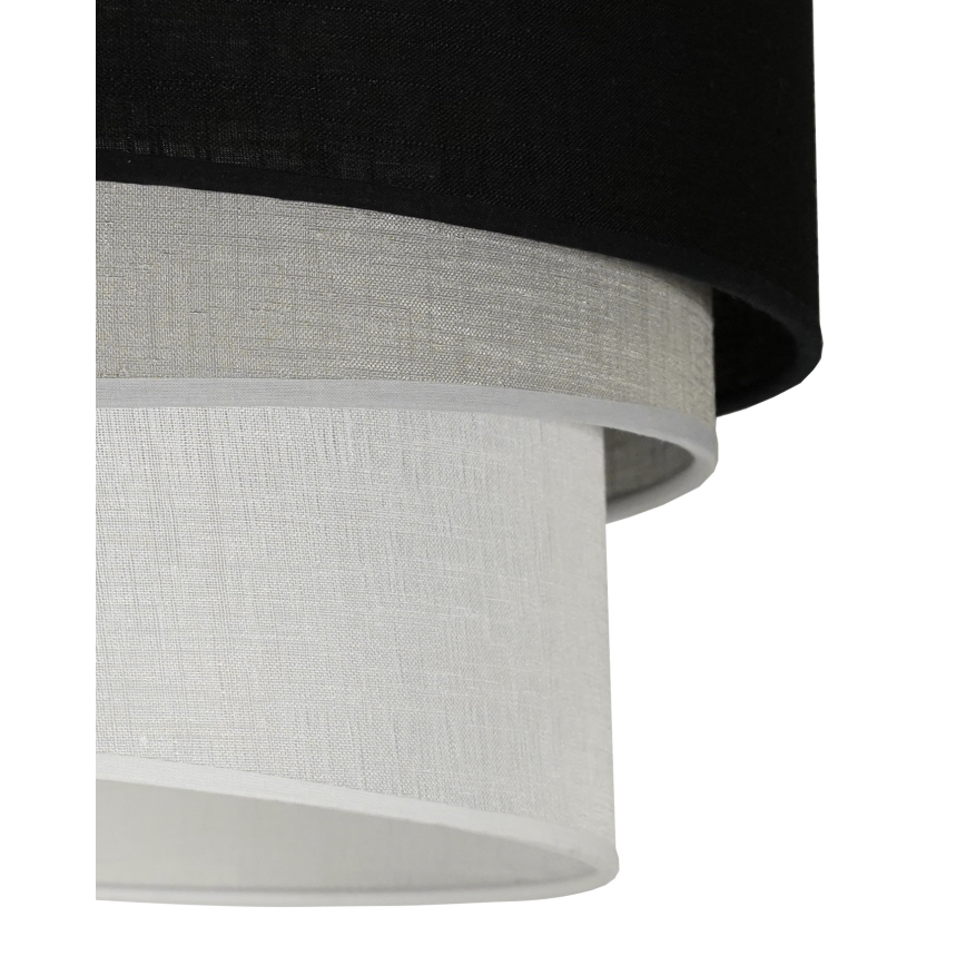 Duolla - Prisadený luster TRIO 1xE27/15W/230V pr. 45 cm čierna/šedá/biela