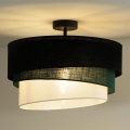 Duolla - Prisadený luster TRIO 1xE27/15W/230V pr. 45 cm čierna/zelená/biela