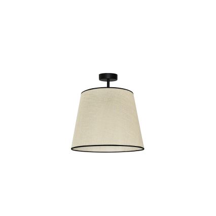 Duolla - Prisadený luster YUTE 1xE27/15W/230V pr. 38 cm šedá/čierna