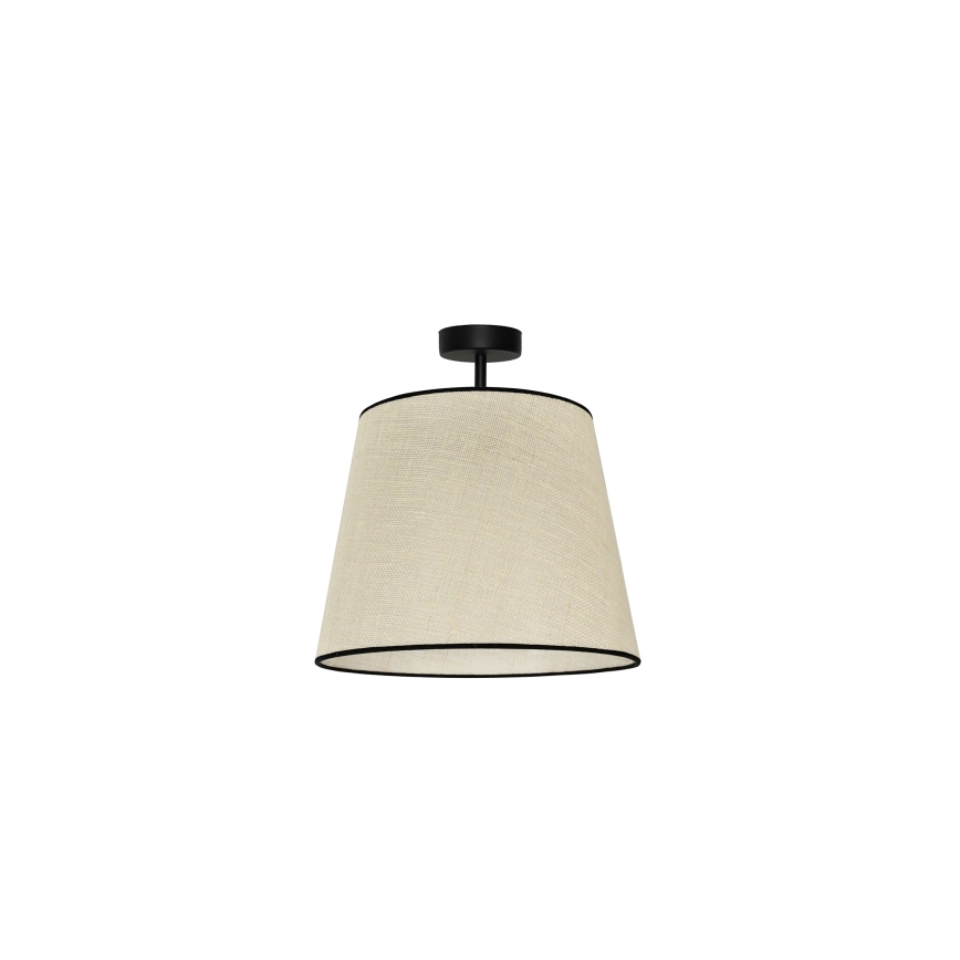 Duolla - Prisadený luster YUTE 1xE27/15W/230V pr. 38 cm šedá/čierna