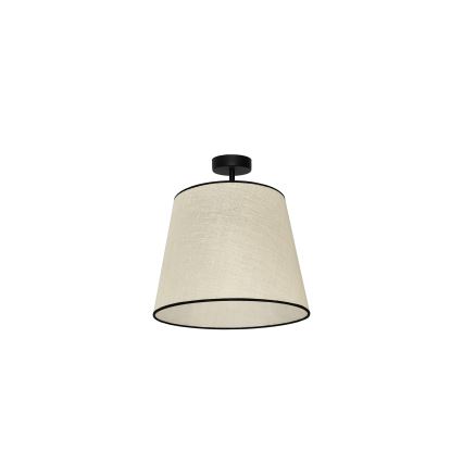 Duolla - Prisadený luster YUTE 1xE27/15W/230V pr. 38 cm šedá/čierna