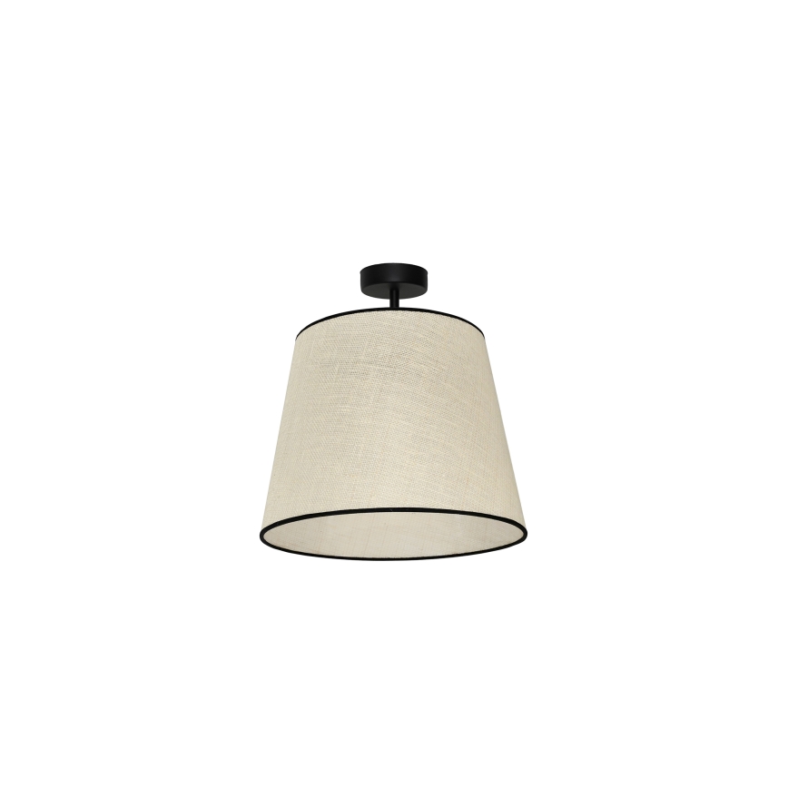 Duolla - Prisadený luster YUTE 1xE27/15W/230V pr. 38 cm šedá/čierna