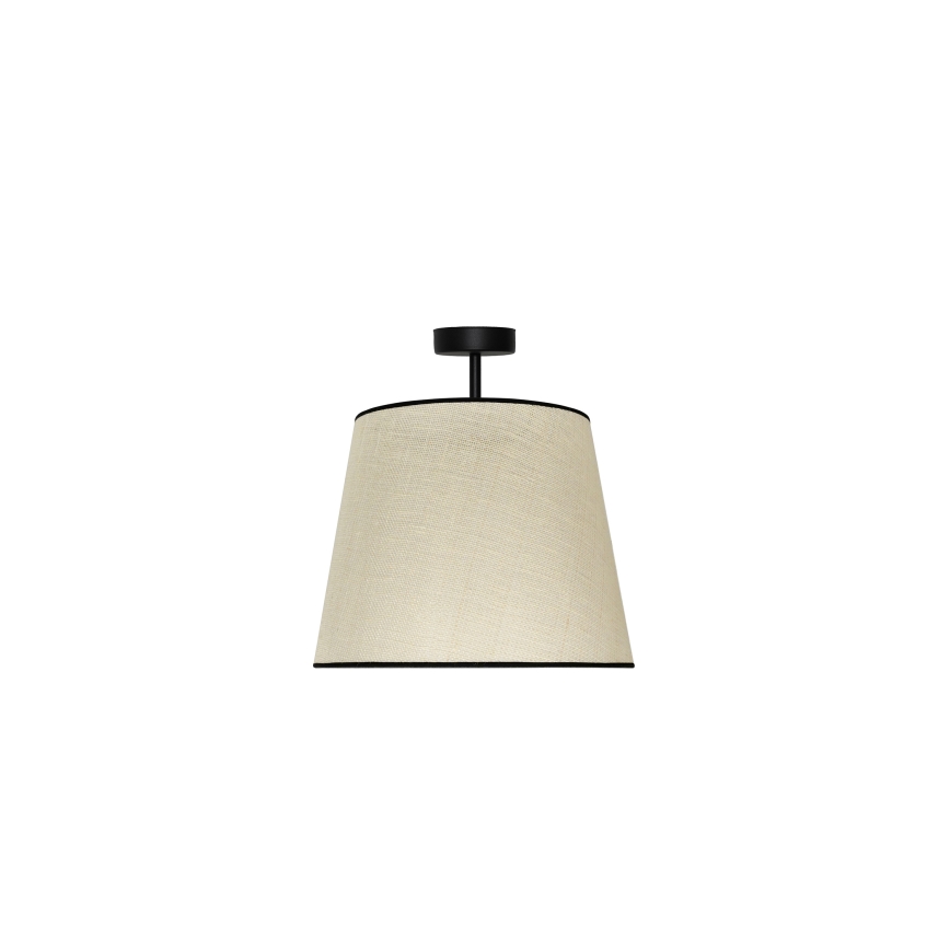 Duolla - Prisadený luster YUTE 1xE27/15W/230V pr. 38 cm šedá/čierna