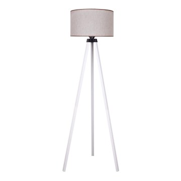 Duolla - Stojacia lampa 1xE27/60W/230V pr. 44 cm béžová/biela