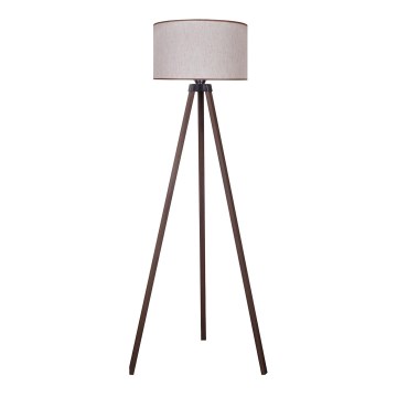 Duolla - Stojacia lampa 1xE27/60W/230V pr. 44 cm béžová/hnedá