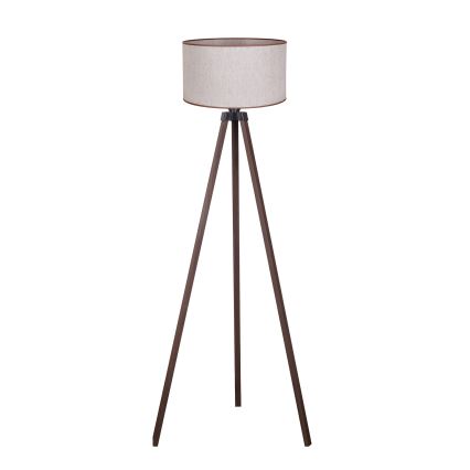 Duolla - Stojacia lampa 1xE27/60W/230V pr. 44 cm béžová/hnedá