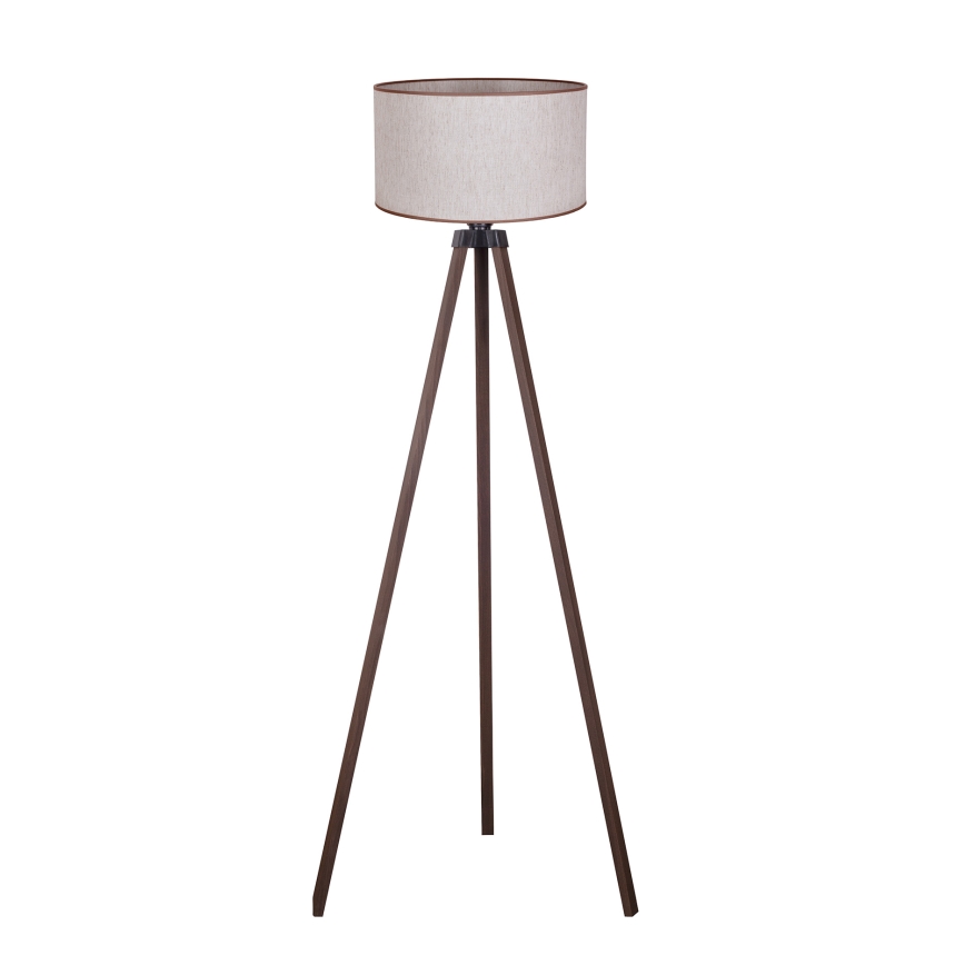 Duolla - Stojacia lampa 1xE27/60W/230V pr. 44 cm béžová/hnedá