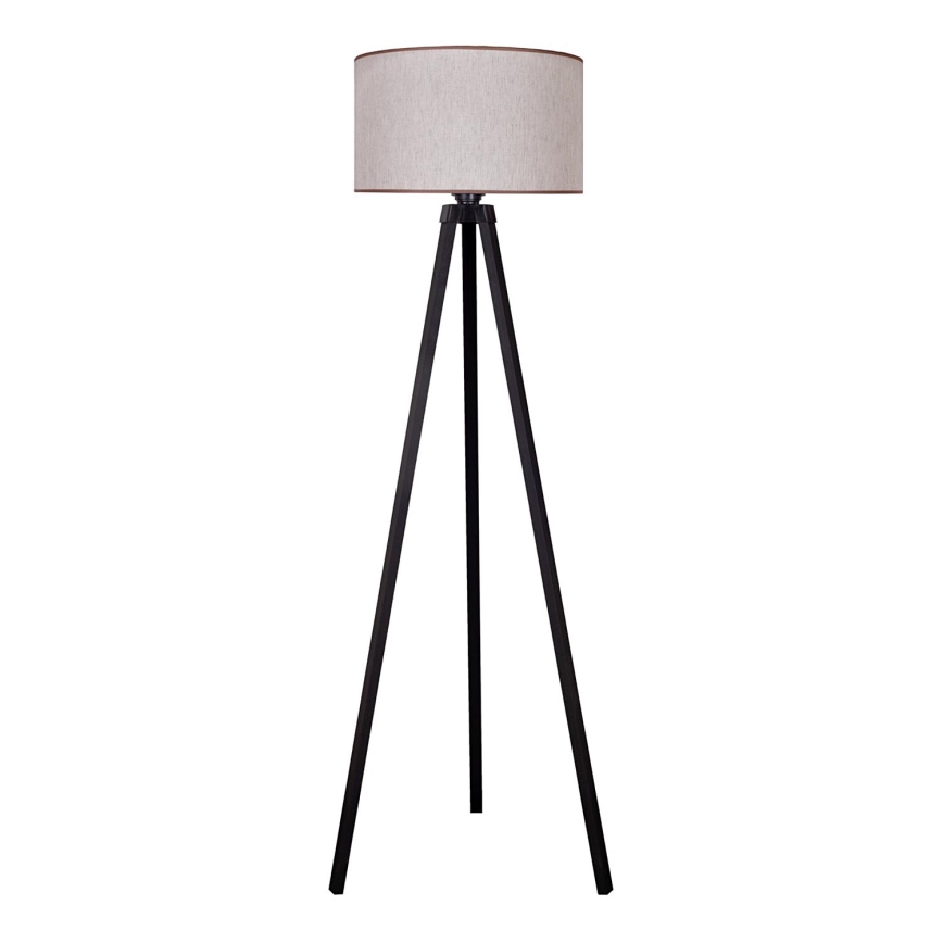Duolla - Stojacia lampa 1xE27/60W/230V pr. 44 cm béžová/wenge