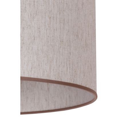 Duolla - Stojacia lampa 1xE27/60W/230V pr. 44 cm béžová/wenge