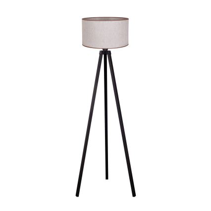 Duolla - Stojacia lampa 1xE27/60W/230V pr. 44 cm béžová/wenge