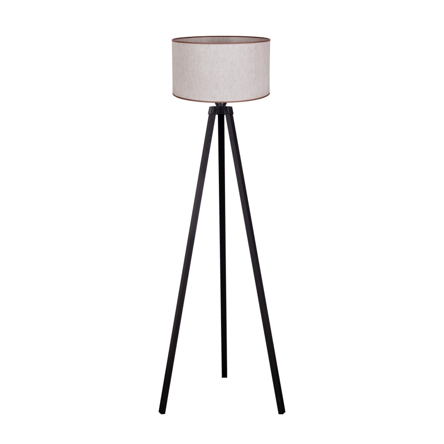 Duolla - Stojacia lampa 1xE27/60W/230V pr. 44 cm béžová/wenge