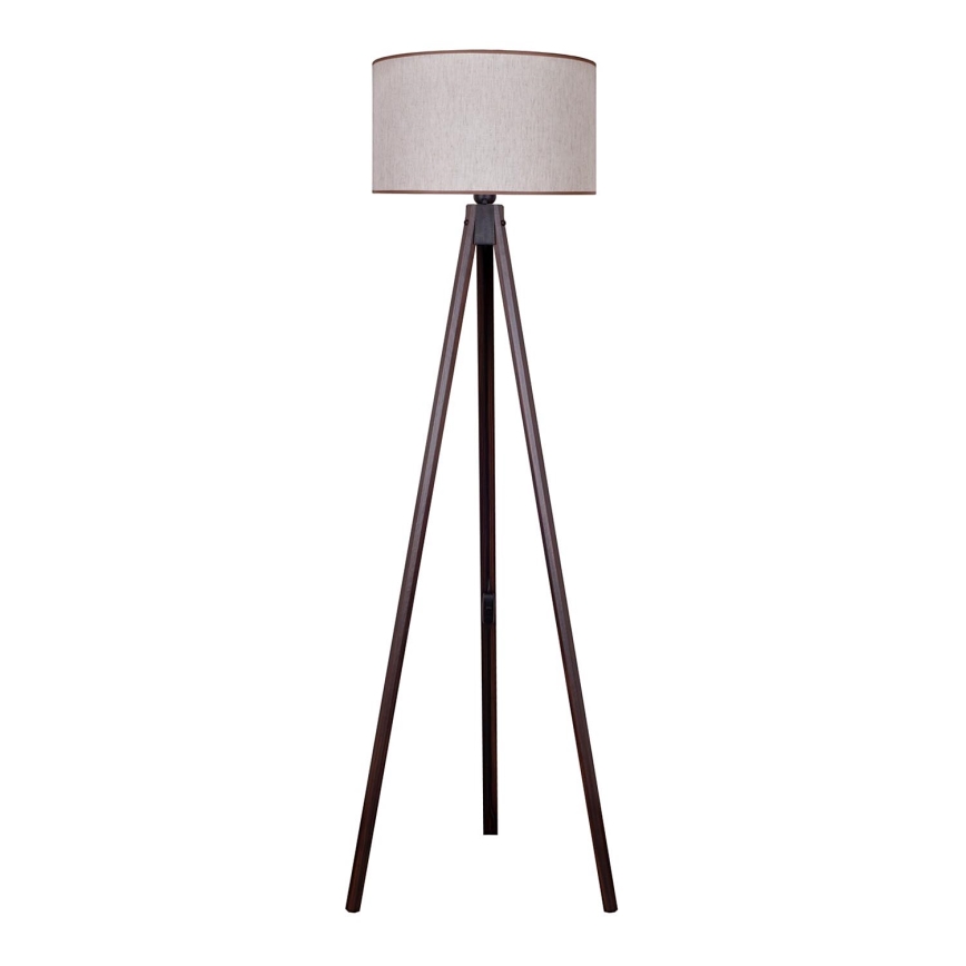 Duolla - Stojacia lampa 1xE27/60W/230V pr. 44 cm béžová/wenge