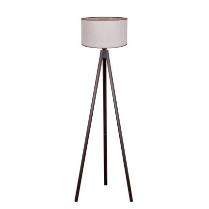 Duolla - Stojacia lampa 1xE27/60W/230V pr. 44 cm béžová/wenge