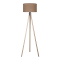 Duolla - Stojacia lampa 1xE27/60W/230V pr. 44 cm hnedá/béžová