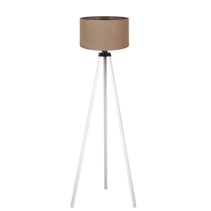 Duolla - Stojacia lampa 1xE27/60W/230V pr. 44 cm hnedá/biela