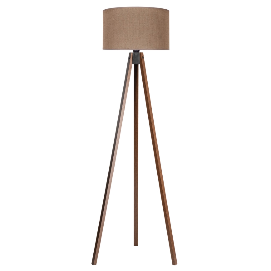 Duolla - Stojacia lampa 1xE27/60W/230V pr. 44 cm hnedá/wenge