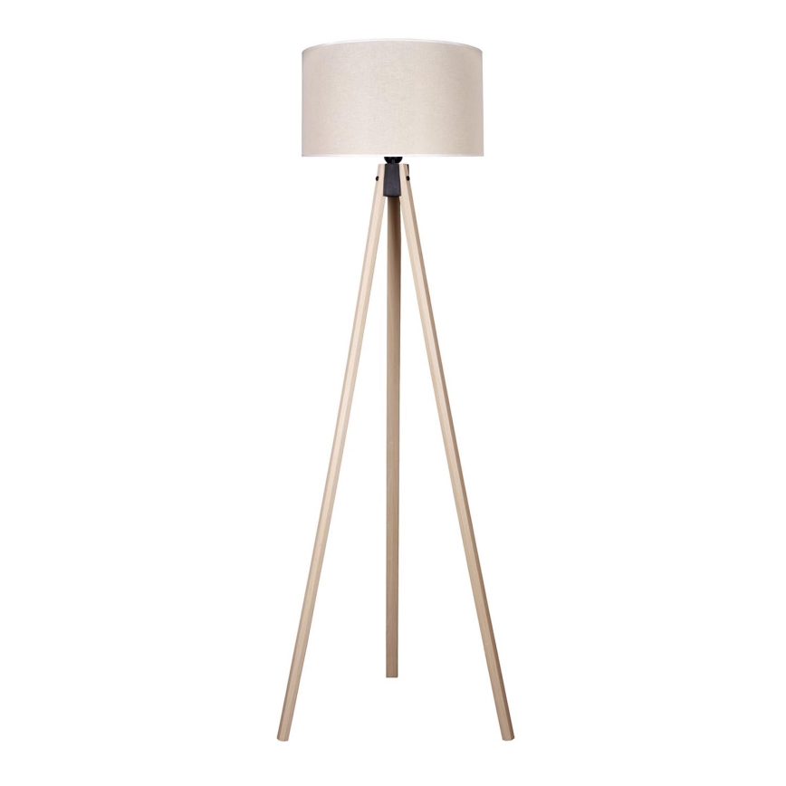 Duolla - Stojacia lampa 1xE27/60W/230V pr. 44 cm krémová/béžová