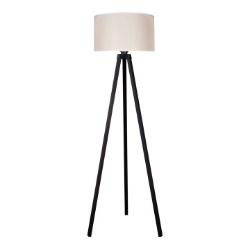 Duolla - Stojacia lampa 1xE27/60W/230V pr. 44 cm krémová/wenge