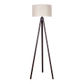Duolla - Stojacia lampa 1xE27/60W/230V pr. 44 cm krémová/wenge