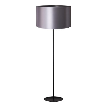 Duolla - Stojacia lampa CANNES 1xE27/15W/230V pr. 45 cm strieborná/čierna