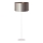 Duolla - Stojacia lampa CANNES 1xE27/15W/230V pr. 45 cm strieborná/medená/biela