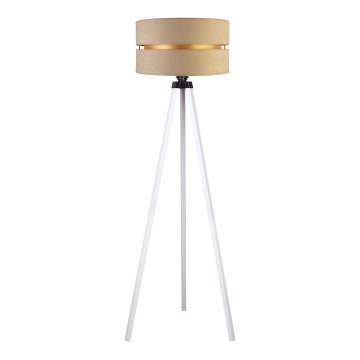 Duolla - Stojacia lampa DUO 1xE27/60W/230V pr. 44 cm béžová/biela