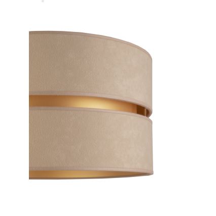 Duolla - Stojacia lampa DUO 1xE27/60W/230V pr. 44 cm béžová/hnedá