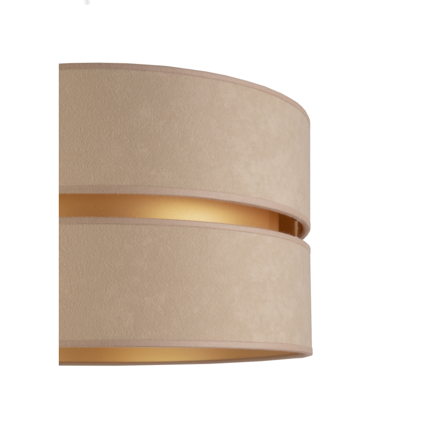 Duolla - Stojacia lampa DUO 1xE27/60W/230V pr. 44 cm béžová/hnedá