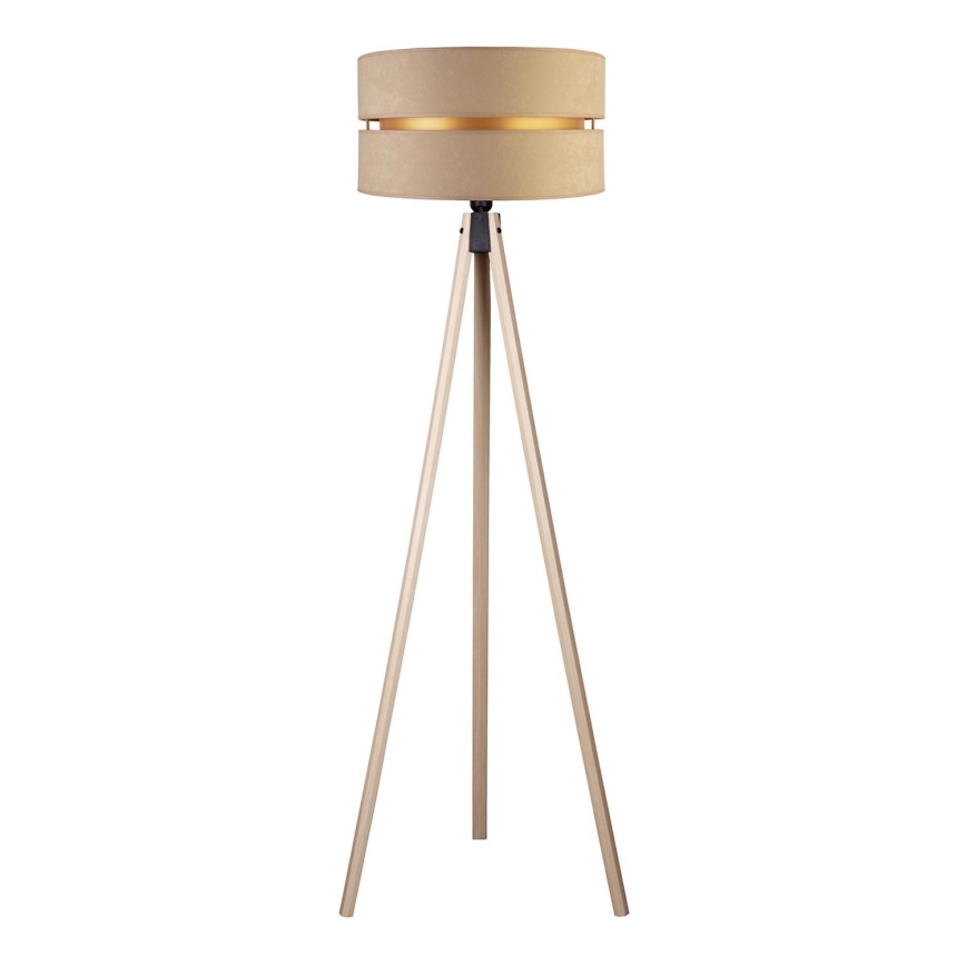 Duolla - Stojacia lampa DUO 1xE27/60W/230V pr. 44 cm béžová