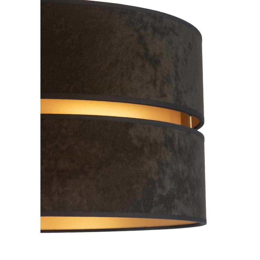 Duolla - Stojacia lampa DUO 1xE27/60W/230V pr. 44 cm čierna/béžová