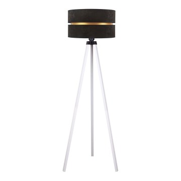 Duolla - Stojacia lampa DUO 1xE27/60W/230V pr. 44 cm čierna/biela